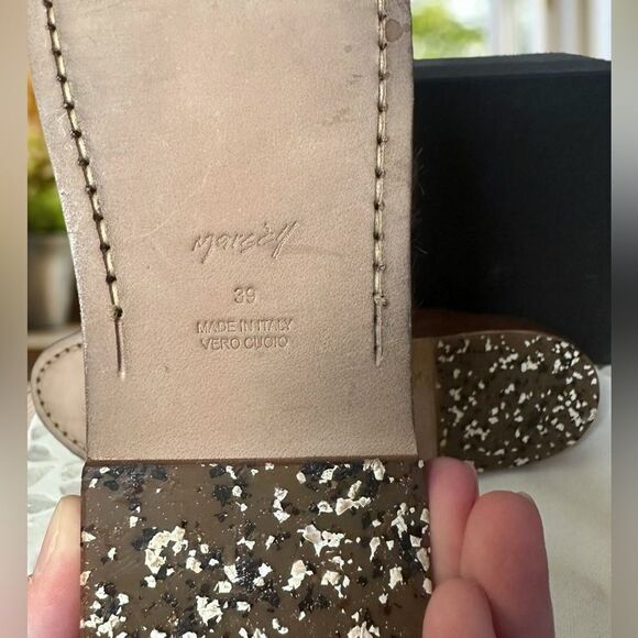 MARSELL Italy $1098 Limited Coltellaccio Ballerina Flats Pony Fur Hide Noce 39 - Picture 11 of 16